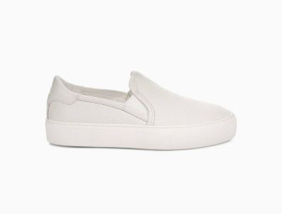 UGG Jass Leather Sneakers for Womens - White India